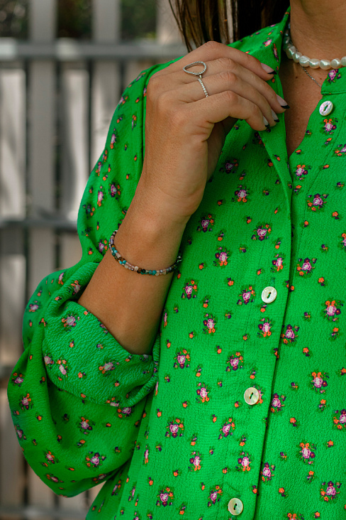 Ева - платье из вискозы с длинным рукавом